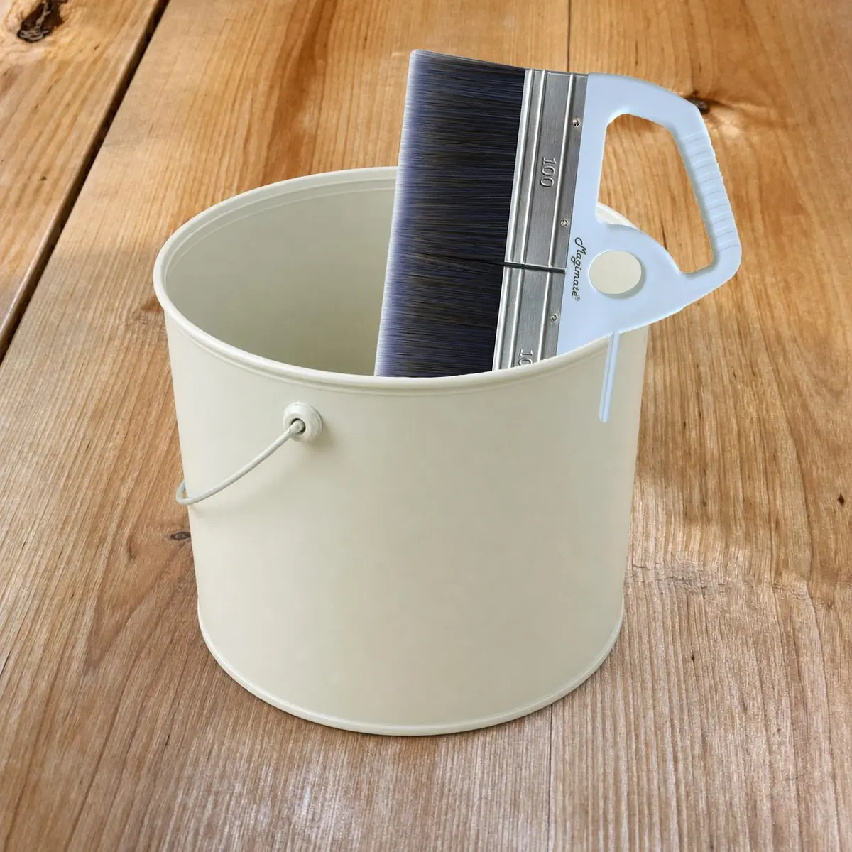 Magimate 8 Inch Large Paint Brush Wide Paddle Brush Varnish Wallpaper Paste | Extra Large for Walls & Furniture - view 6