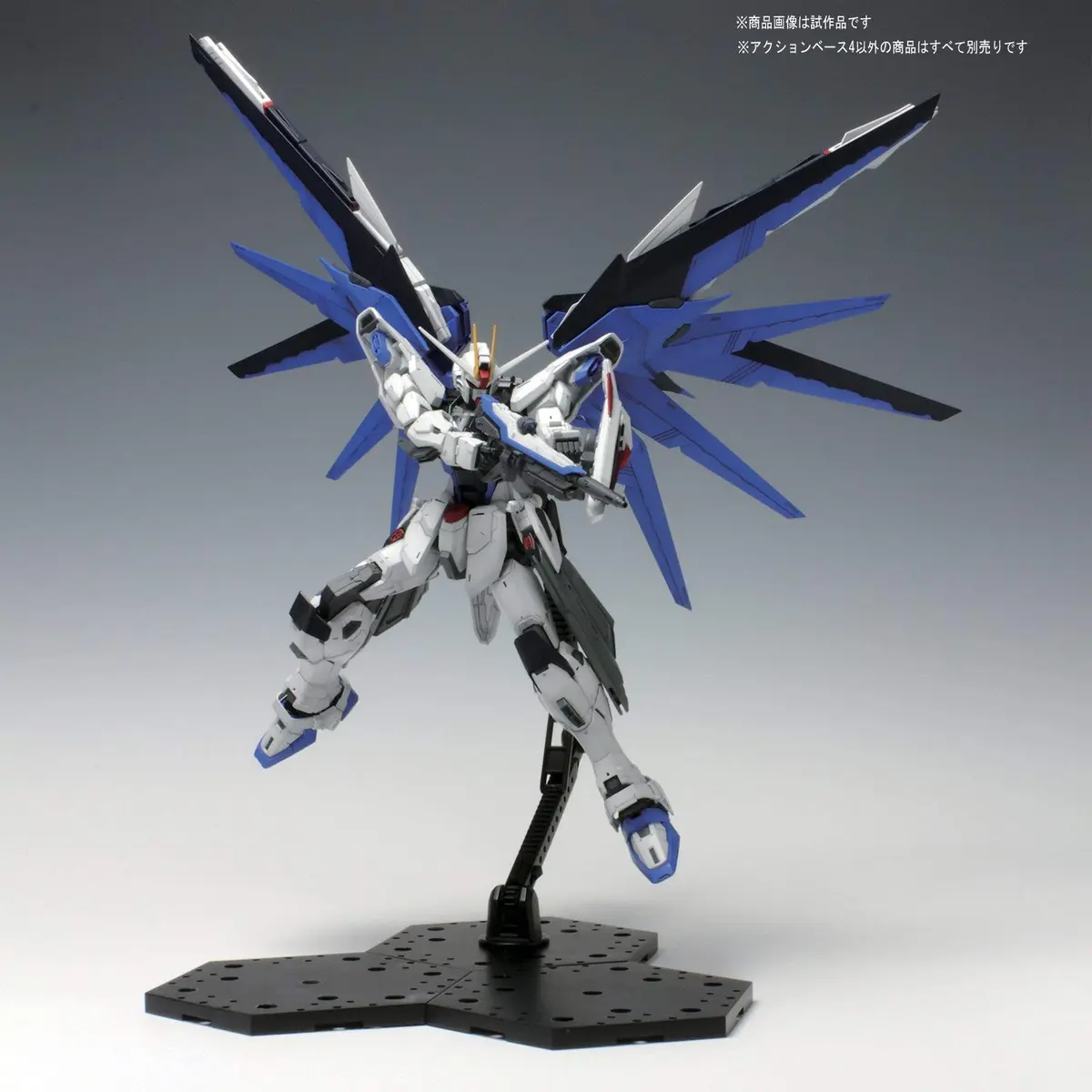 BANDAI Black Action Base 4 (1/100) Model Kit Base | For Gundam & Anime Figures - view 5
