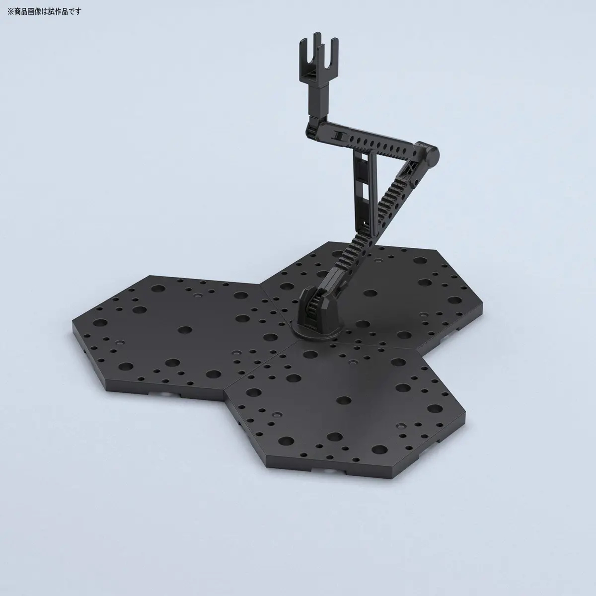 BANDAI Black Action Base 4 (1/100) Model Kit Base | For Gundam & Anime Figures - view 3
