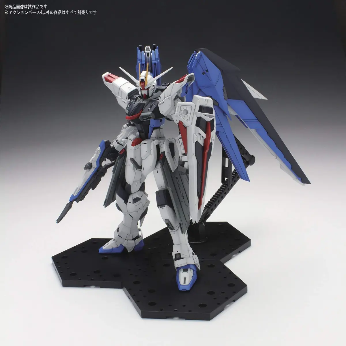 BANDAI Black Action Base 4 (1/100) Model Kit Base | For Gundam & Anime Figures - view 4