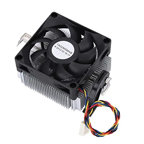 VBESTLIFE 12V CPU Cooling Fan with Aluminum Heatsink 2200RPM | Silent High-Speed Fan for PC - main product image