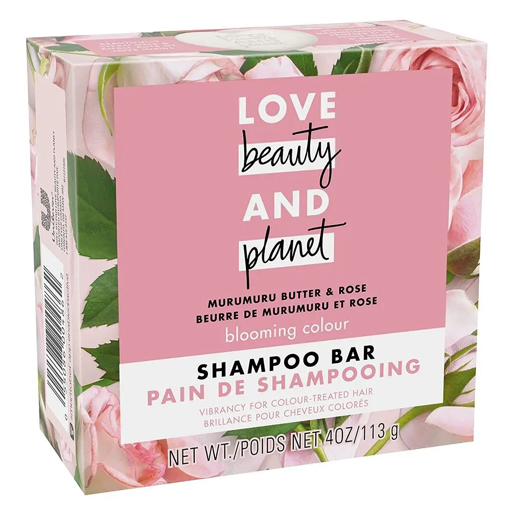 Love Beauty And Planet Blooming Color Shampoo Bar 4 oz | Sulfate-Free, Organic Coconut & Rose for Color Treated Hair - view 2