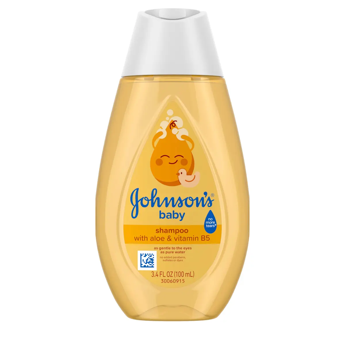 Johnson's Baby Shampoo with Aloe Vera & Vitamin B5, 99ml (3.4 fl Oz) | Tear-Free Gentle Cleansing - main product image
