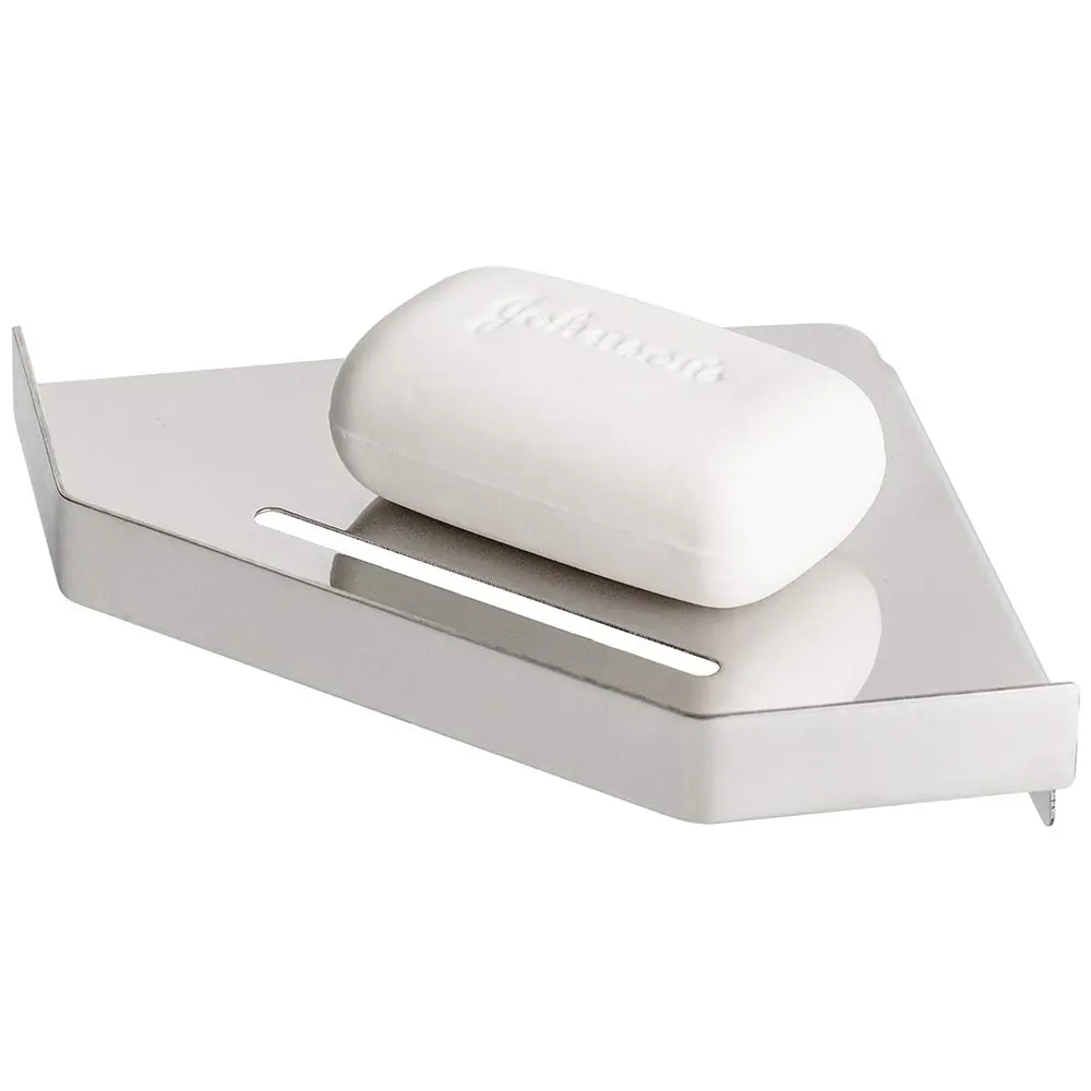 YISMAN Stainless Steel Bathroom Corner Shelf 6" L x 6" W x 1.65" H | Rust Proof, Wall Mount, Easy Install - view 3
