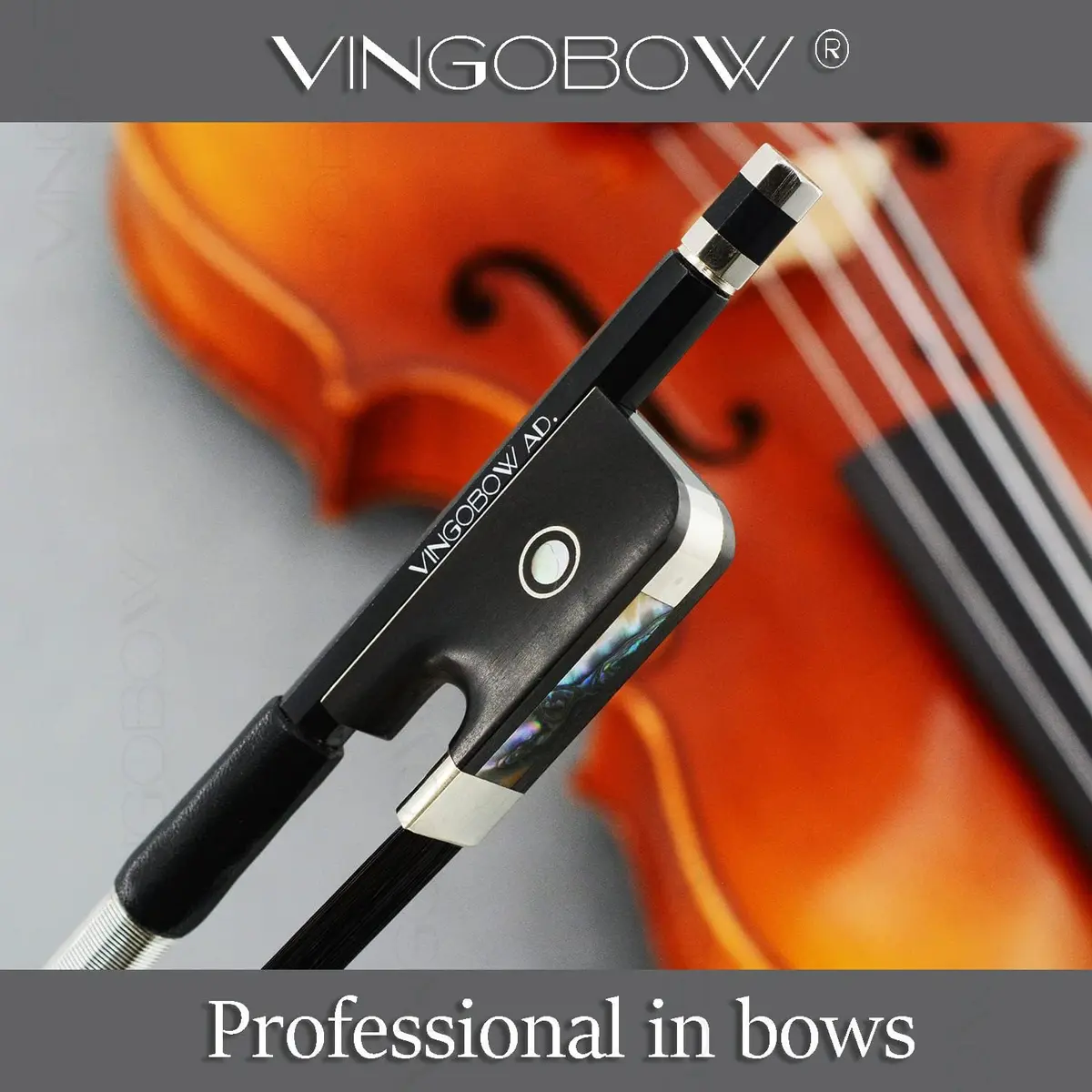 VINGOBOW Full Size Carbon Fiber Viola Bow 100MB | Lightweight, Durable & Handcrafted - view 7