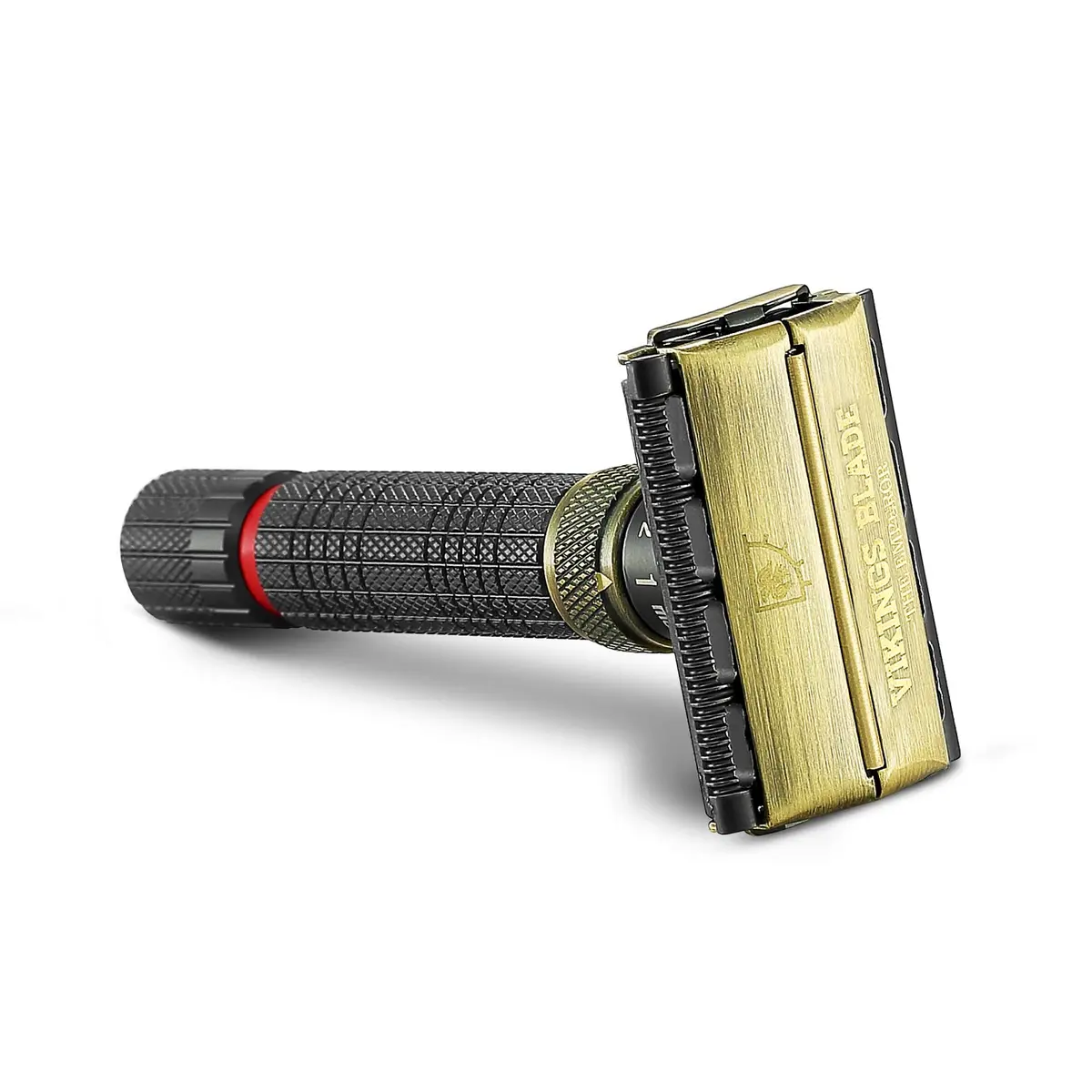 Vikings Blade Adjustable Double Edge Safety Razor 1 Count | Eco-Friendly, Reusable & Smooth Shave (The Emperor “Meiji”) - view 5
