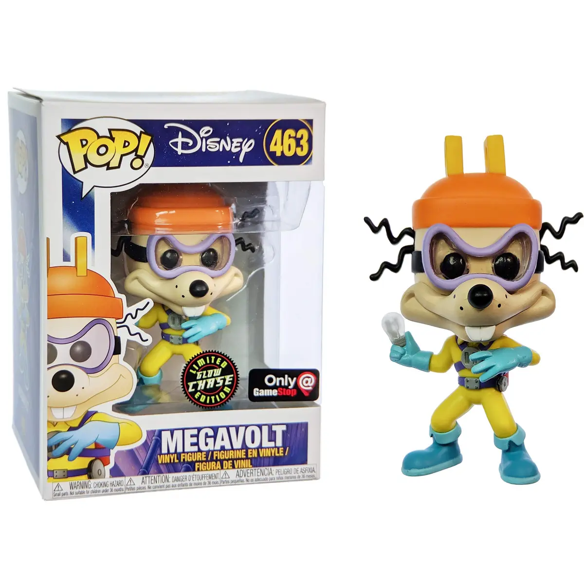 Funko Megavolt Glow-in-Dark Action Figure | Disney, Anime, Super Heroes Vinyl Collectible (34825 - B) - main product image
