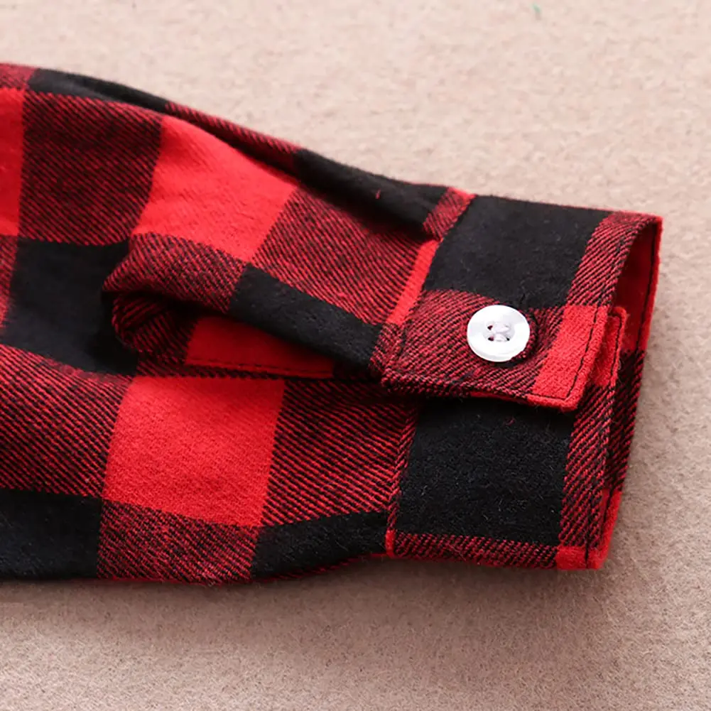 Goodplayer Kids Flannel Shirt 2-3T | Soft Cotton Plaid Long Sleeve for Toddler Boys & Girls - view 7