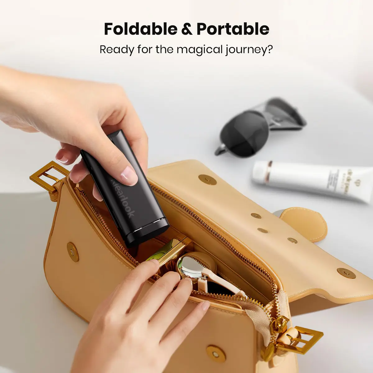 Klearlook Airplane Phone Holder for Flight, Desk, Tray Table | 360° Adjustable, Foldable, Universal Fit - view 7