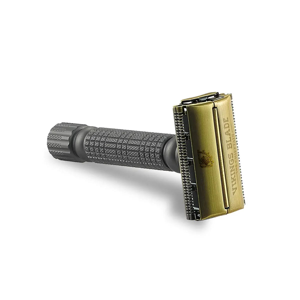 Vikings Blade Double Edge Safety Razor for Men + 5 Swedish Steel Blades + Luxury Case | Smooth, Reusable, Recyclable (Chieftain 5 BC) - view 4