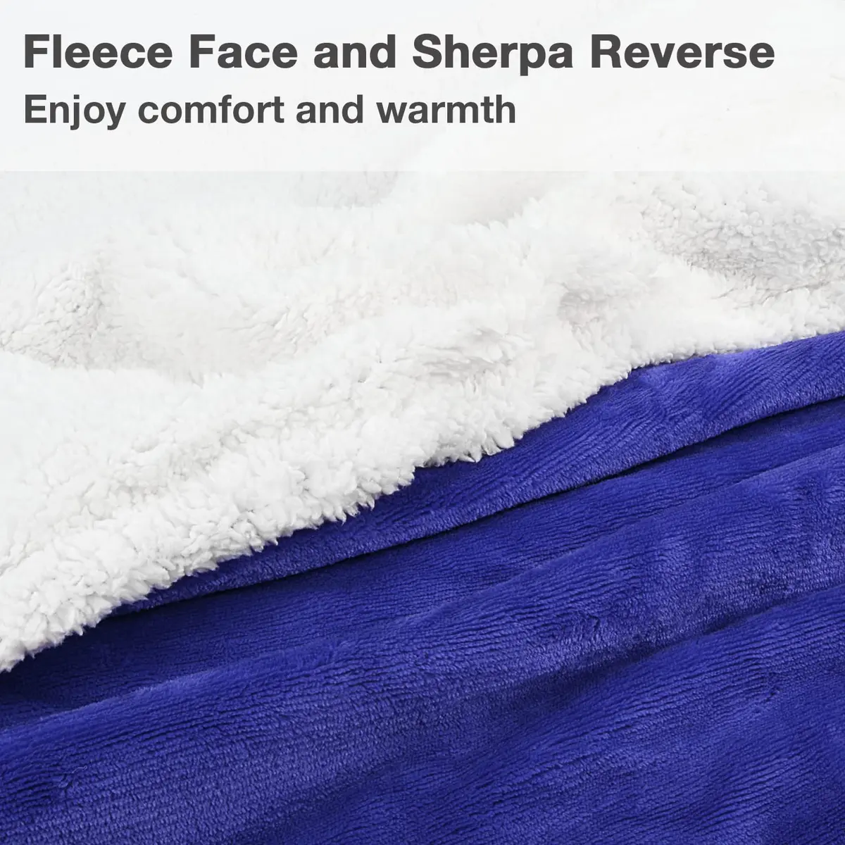 Catalonia Sherpa Wearable Blanket with Sleeves and Kangaroo Pocket | Cozy Plush Throw for Adults - view 4