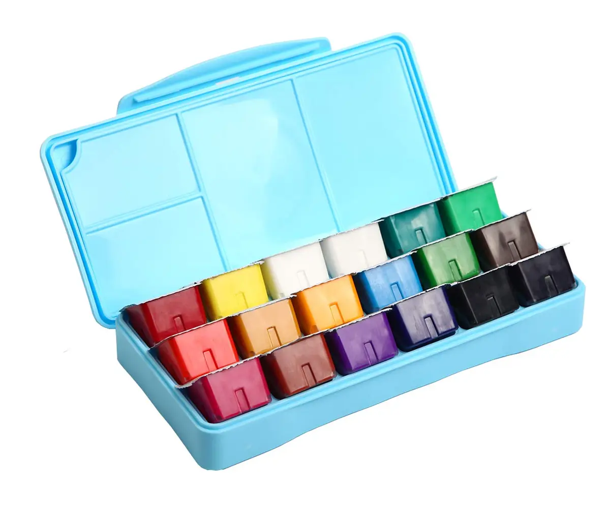 INK LAB Gouache Paint Set Jelly Cup 18 Vibrant Colors | Non Toxic, 30ml/Cup for Artists & Kids - view 7