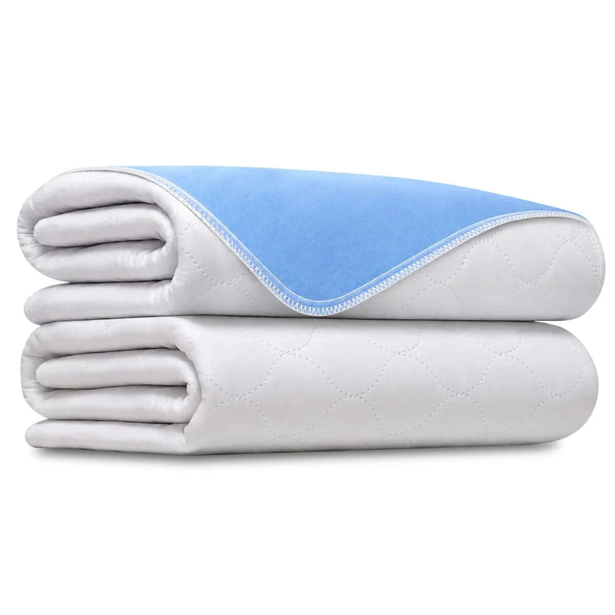 Conkote Ultra Soft Quilted Reusable Incontinence Bed Underpads 86cm x 91cm (34"x36") 2-Pack | Heavy Absorbency Waterproof Mattress Protector - main product image
