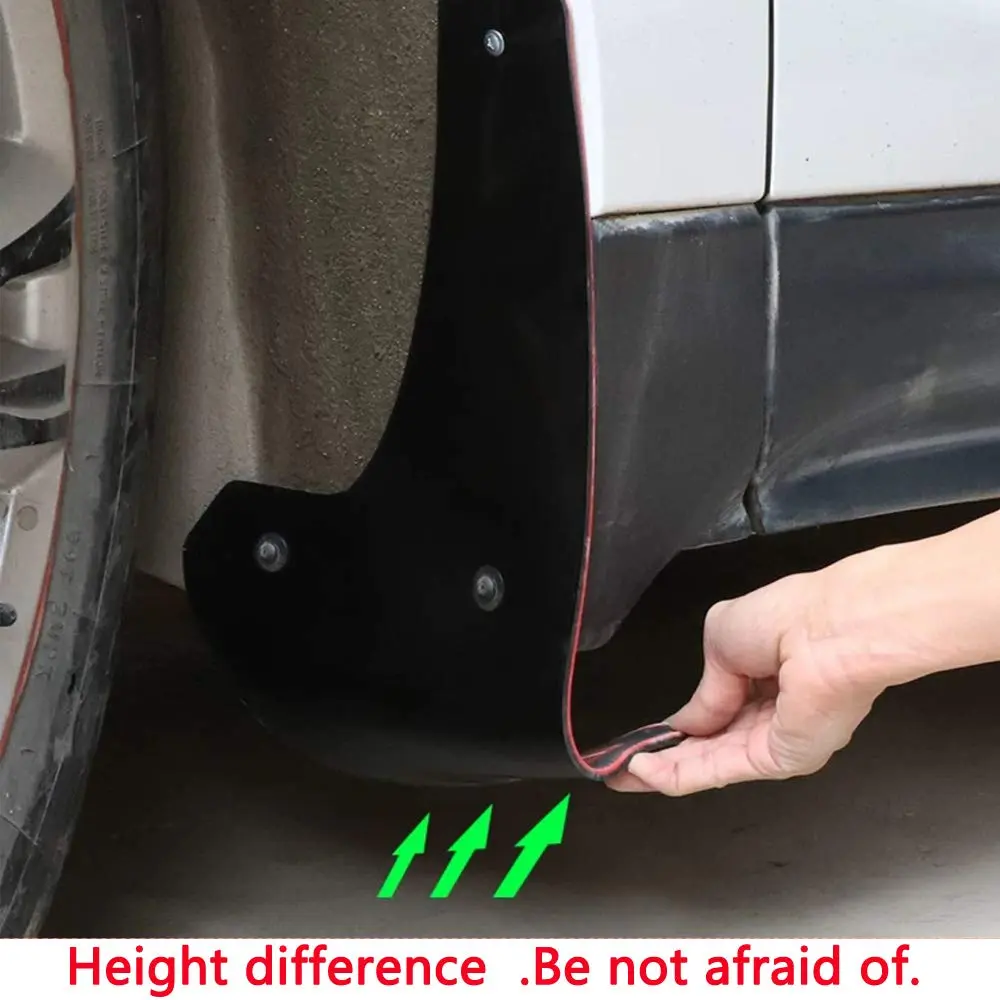 Aiydachy Vehicle Exterior Guard 43.5cm x 23cm | Universal Rubber Mud Flaps for Cars - view 3