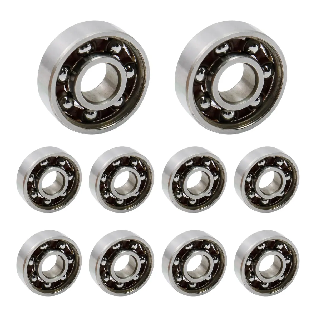 Antrader Steel Ball Bearings 8x22x7mm | Durable Chrome Steel Fidget Spinner Bearings - main product image