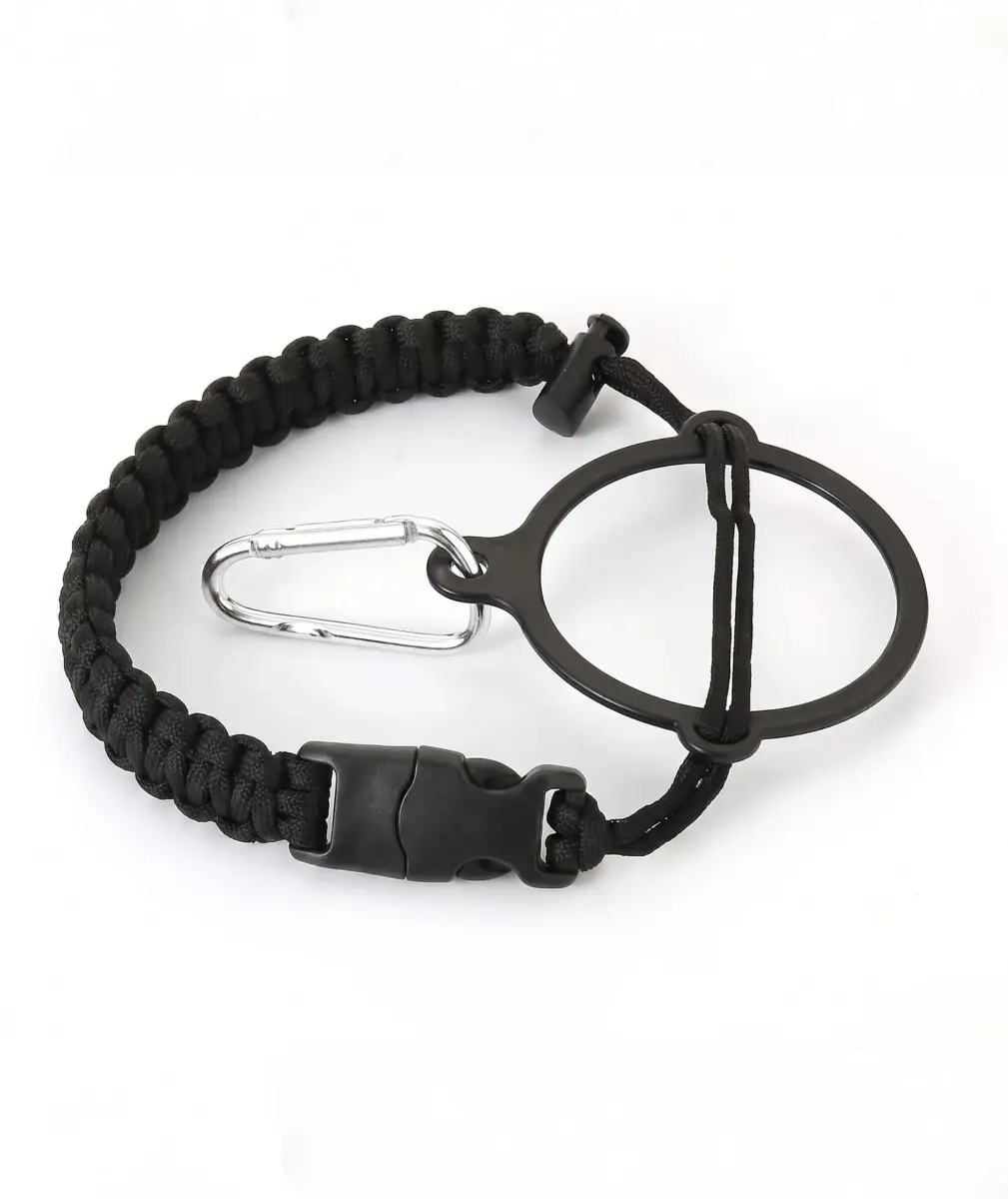 IRON °FLASK Paracord Handle for Wide Mouth Water Bottles - Aquamarine | Fits 10-64 Oz Bottles - view 4