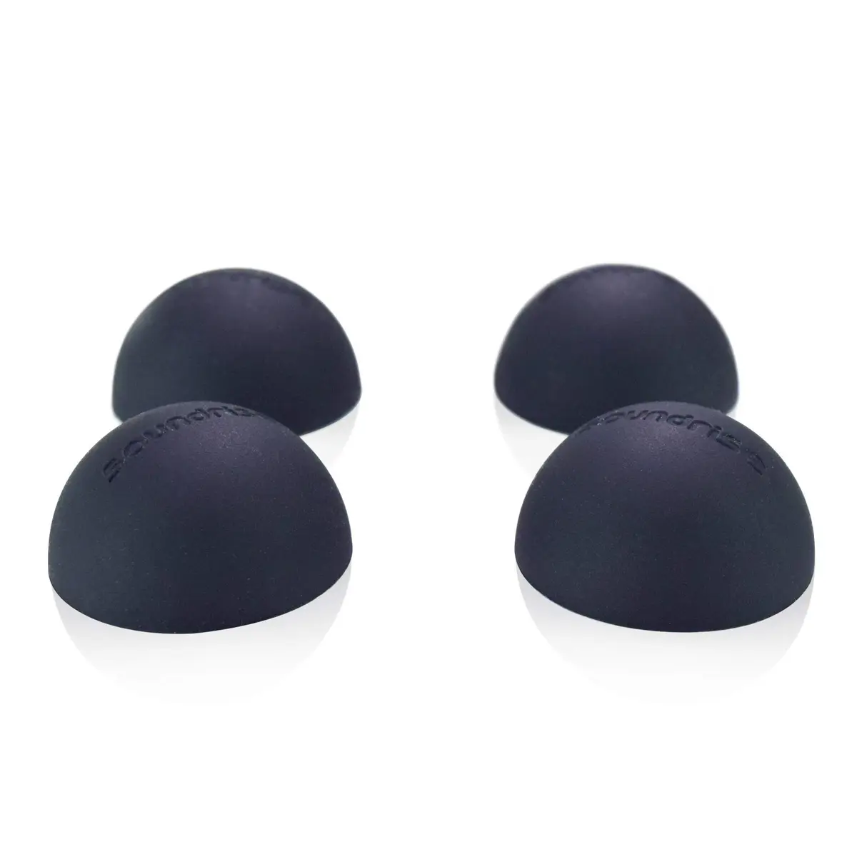 Soundrise Domes Isolation Pads - Black Silicone Anti-Vibration Feet for Speakers & Turntables, 1.27 cm (0.5 inch) Thick | 55 lb Load Capacity - main product image