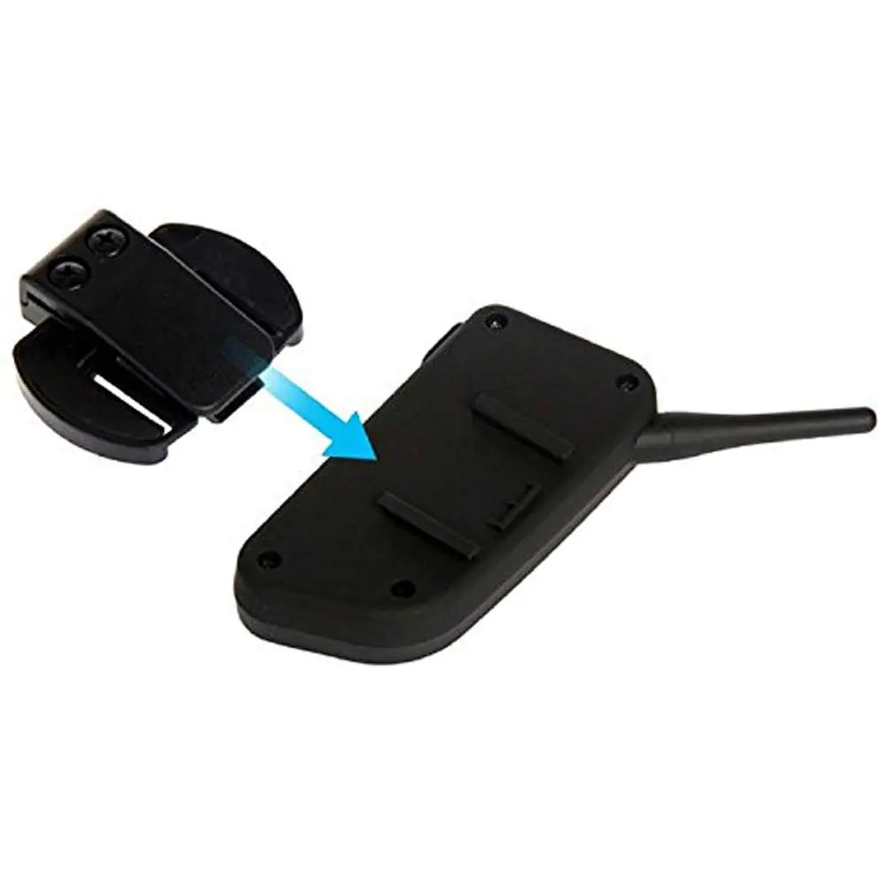 QSPORTPEAK Motorcycle Intercom Clip for V6/V4 Helmets | Black Plastic Accessory - view 6