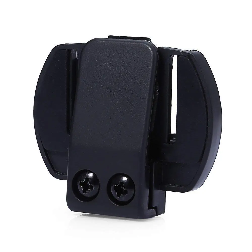 QSPORTPEAK Motorcycle Intercom Clip for V6/V4 Helmets | Black Plastic Accessory - view 7