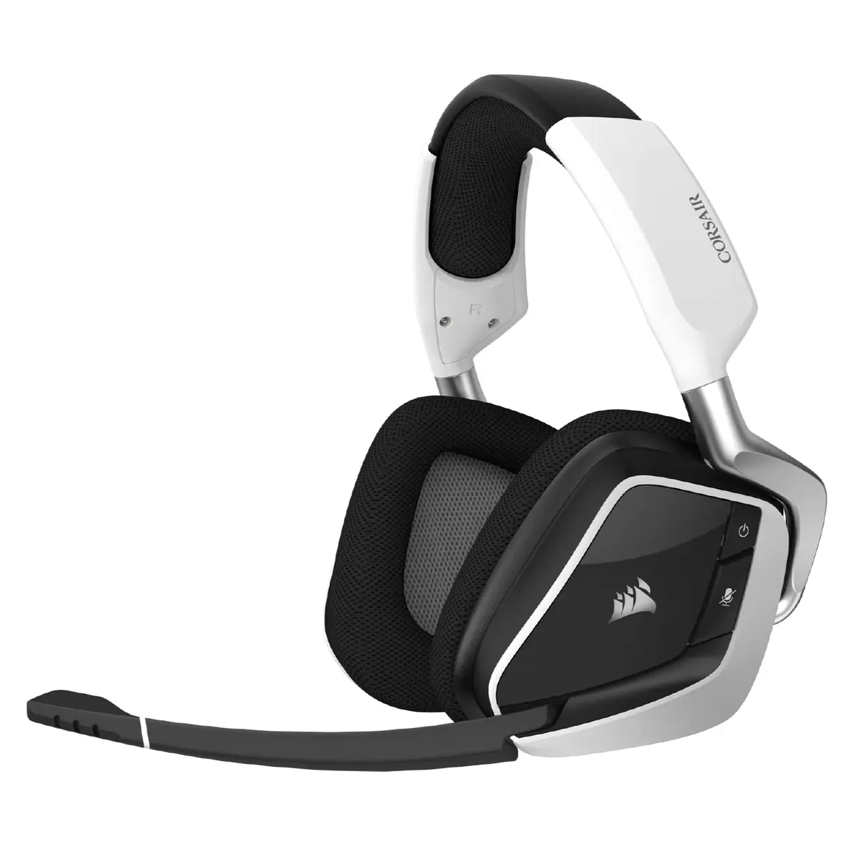 Corsair Void RGB Elite Wireless Gaming Headset – 7.1 Surround Sound – 16-Hour Battery – PC, Mac, PS5, PS4 – White - main product image
