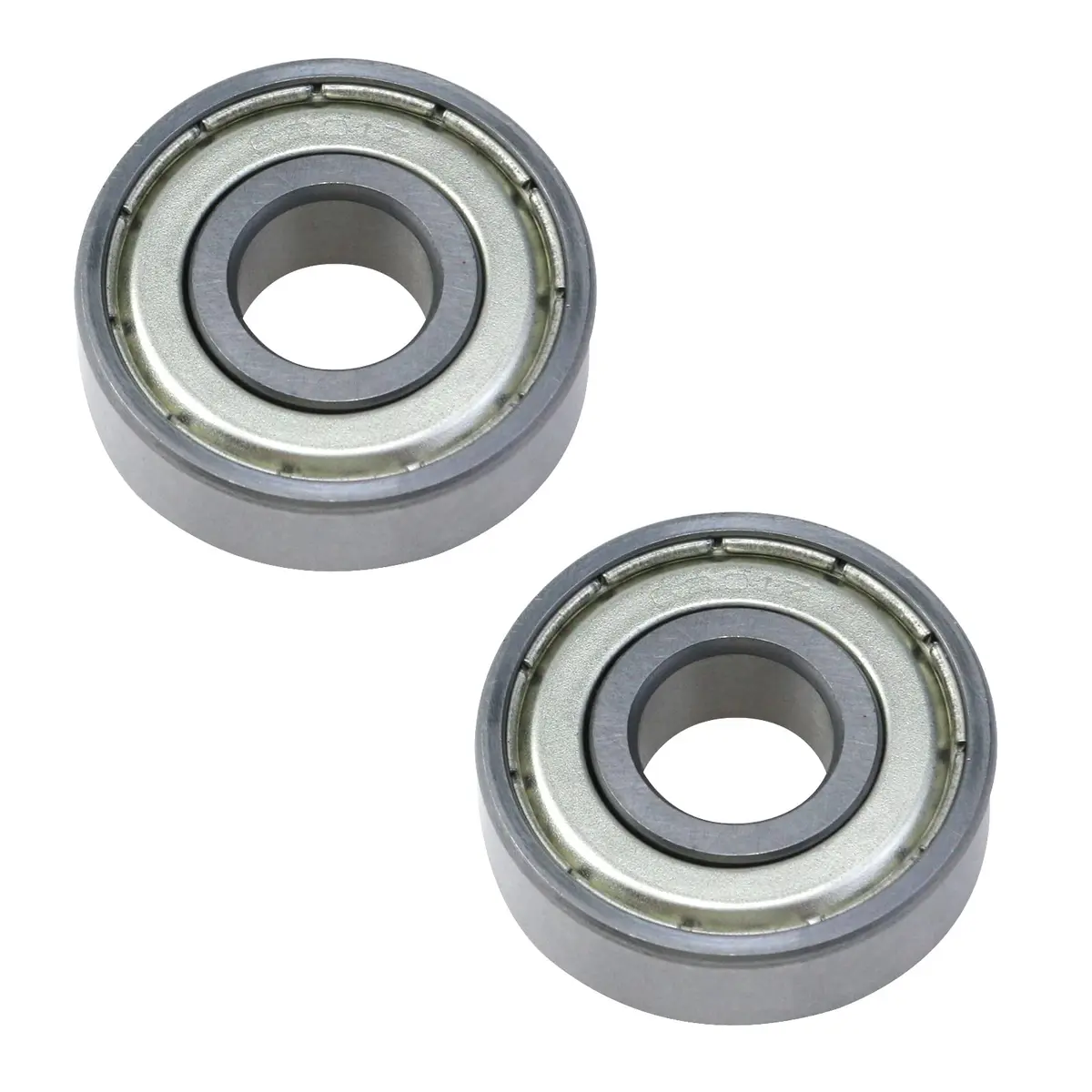 Antrader 12x32x10mm 6201Z Deep Groove Ball Bearing | Double Shielded, Alloy Steel, 2 Pack - main product image