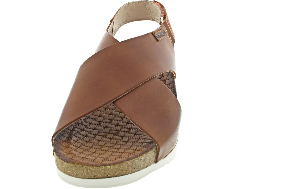 PIKOLINOS Mahon Wedge Sandals Women | Leather | Extra-Light | Light Brown - view 4