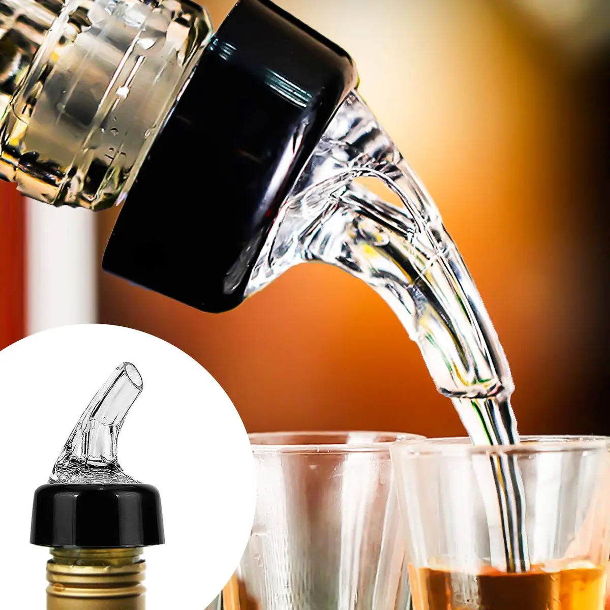 SuproBarware Automatic Measured Bottle Pourer 30ml | Precise Shot Dispenser for Home & Bar - view 5