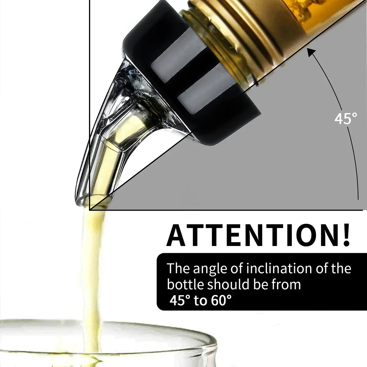 SuproBarware Automatic Measured Bottle Pourer 30ml | Precise Shot Dispenser for Home & Bar - view 3