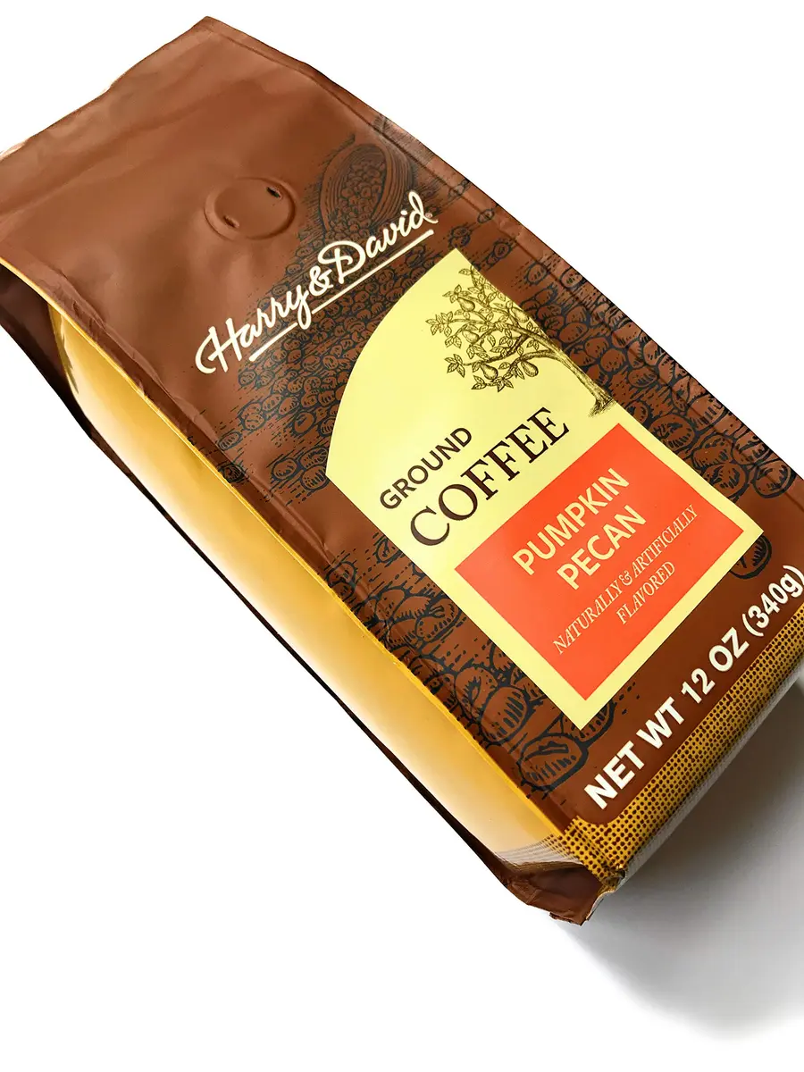 Harry & David Pumpkin Pecan Ground Coffee 12 oz. | Arabica, Vanilla, Natural, Medium Roast - view 3