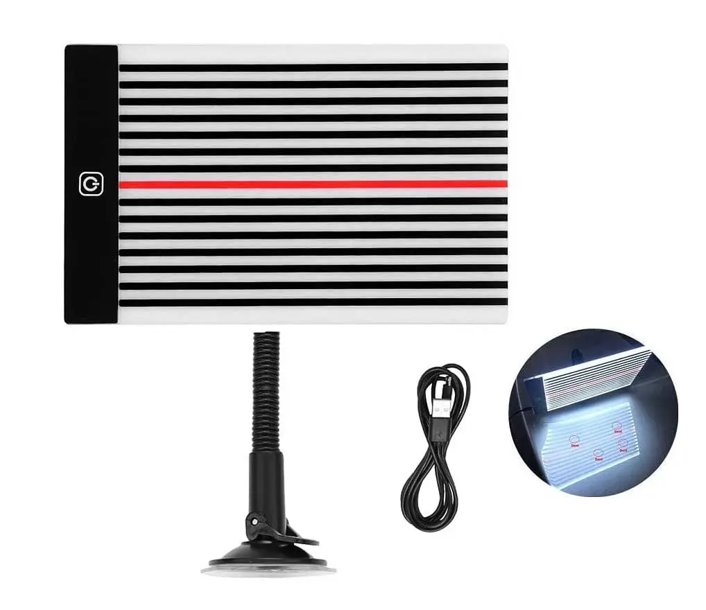 HiYi Paintless Dent Fix Tools Car LED Line Board Light 6.0 inch × 9.5 inch | Accurate Dent Detection & Removal - main product image