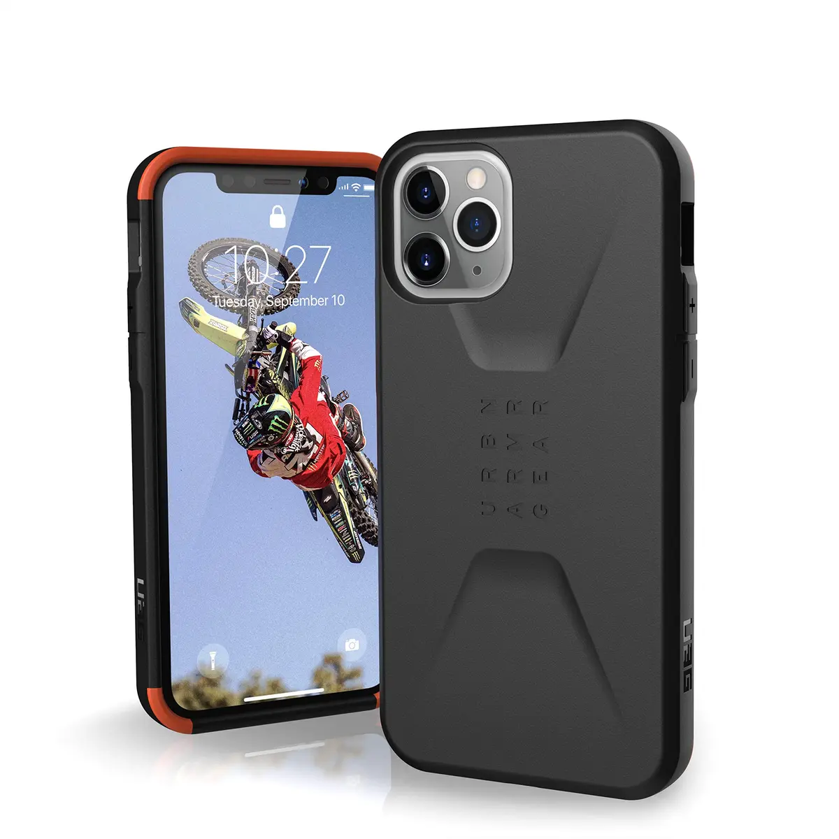 URBAN ARMOR GEAR UAG iPhone 11 Pro Civilian Feather-Light Rugged Case | Military Drop Tested, Wireless Charging Compatible - main product image