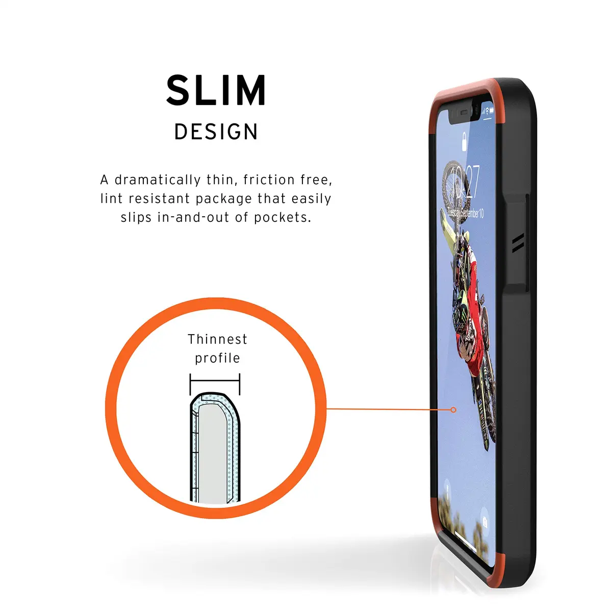 URBAN ARMOR GEAR UAG iPhone 11 Pro Civilian Feather-Light Rugged Case | Military Drop Tested, Wireless Charging Compatible - view 5