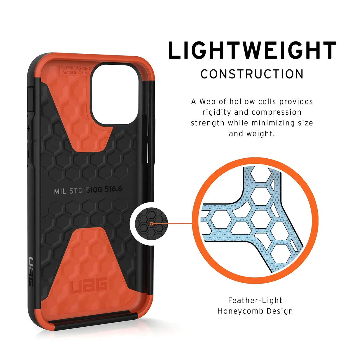 URBAN ARMOR GEAR UAG iPhone 11 Pro Civilian Feather-Light Rugged Case | Military Drop Tested, Wireless Charging Compatible - view 6