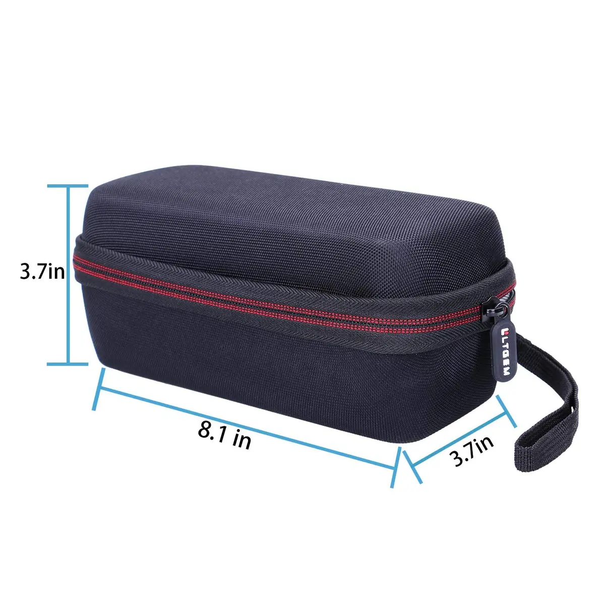 LTGEM Case for JBL Flip 7/6/5/Grip | Waterproof Hard Shell, Shock-Resistant, Portable Travel Bag (8.2"L–3.9"W–3.6"H) - view 6