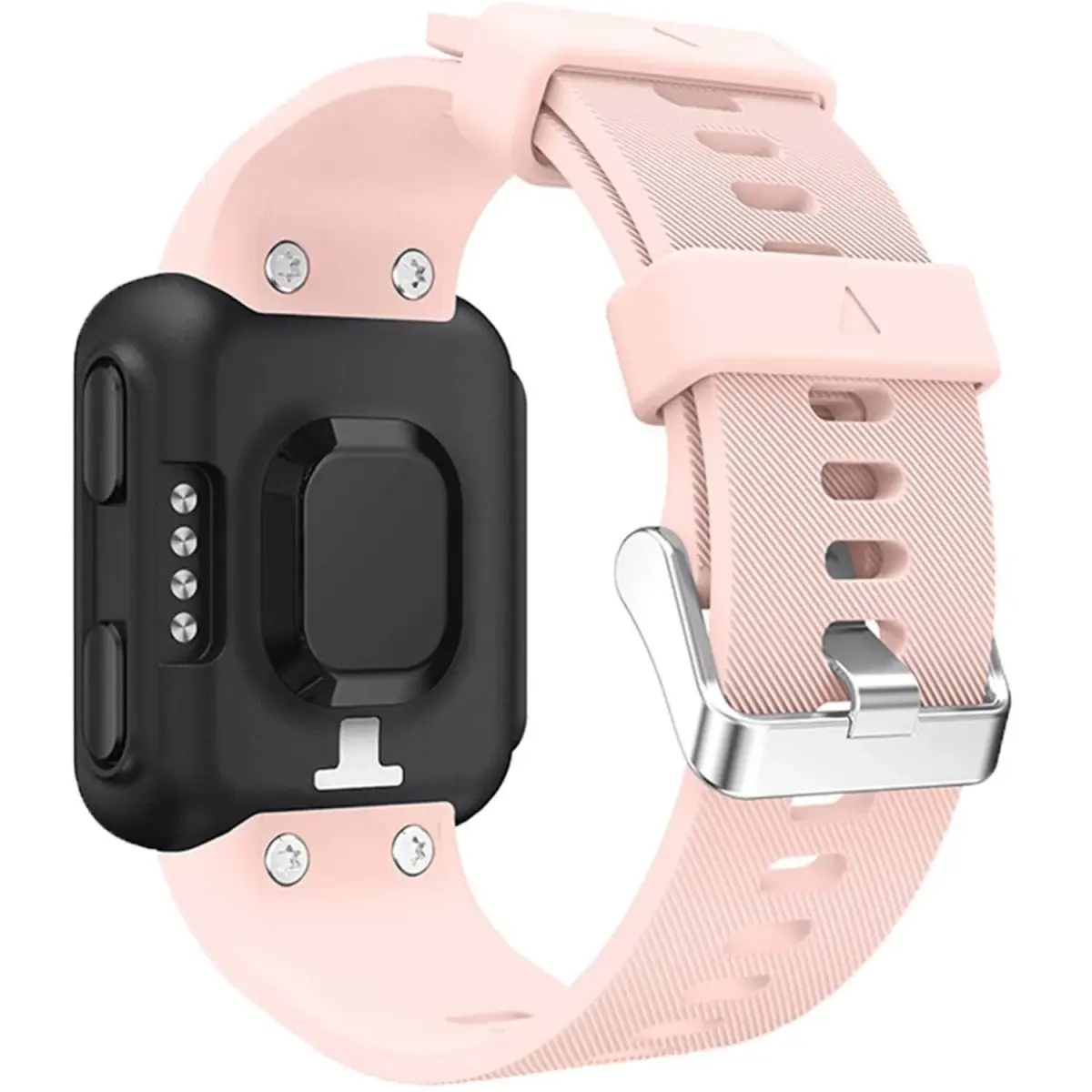TopPerfekt Silicone Watch Band for Garmin Forerunner 35, Pink | Fits 130-230mm Wrist - view 2