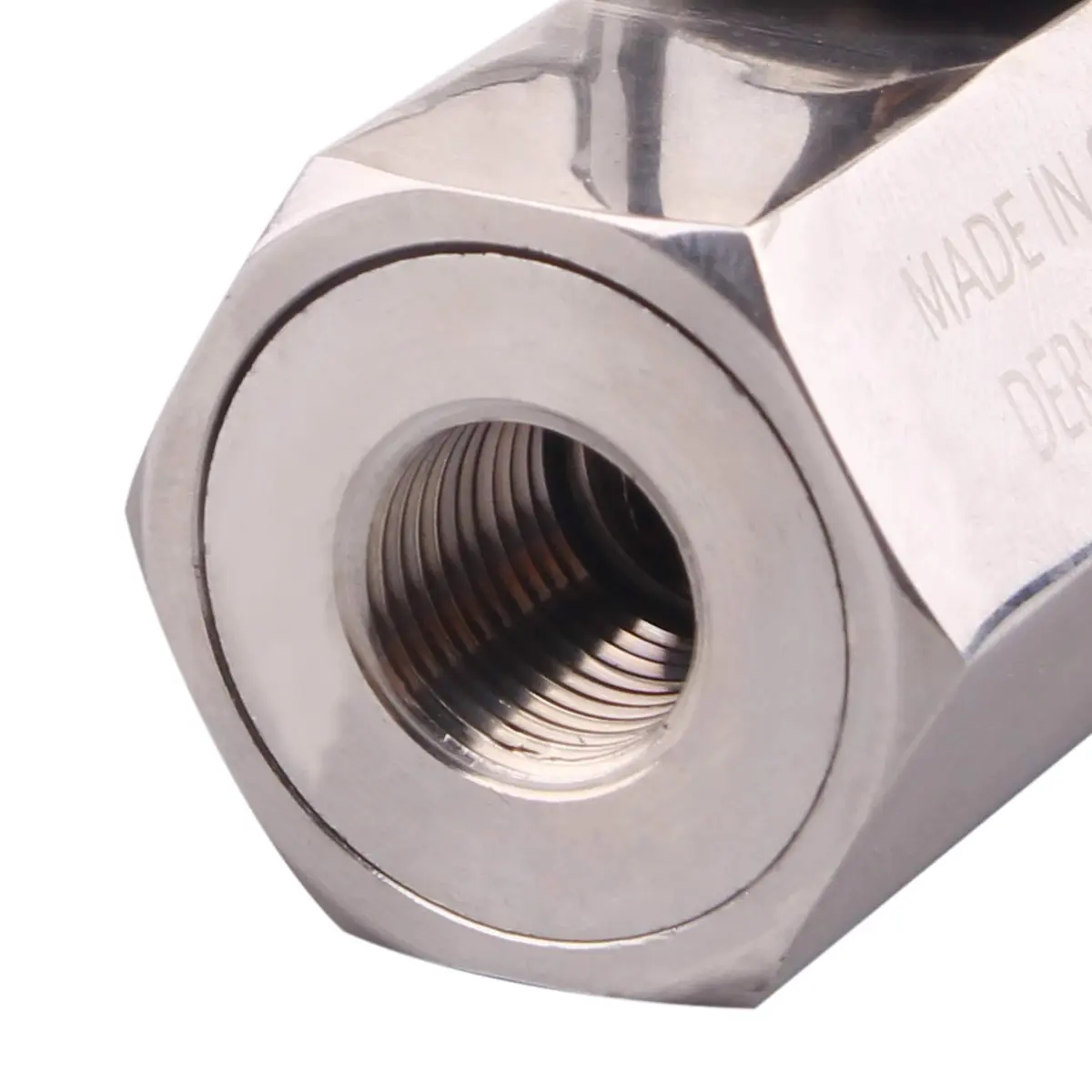 DERNORD 1/8 Inch Stainless Steel Mini Ball Valve NPT FxM Thread Pack of 2 | Corrosion-Resistant, Suitable for Water & Gas - view 7