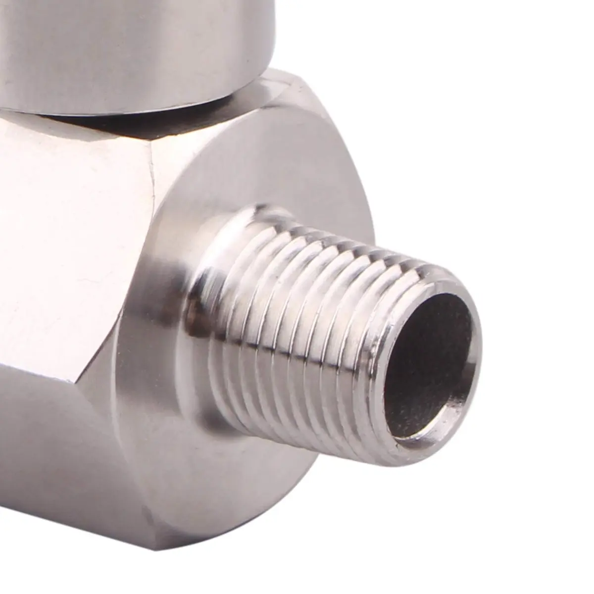 DERNORD 1/8 Inch Stainless Steel Mini Ball Valve NPT FxM Thread Pack of 2 | Corrosion-Resistant, Suitable for Water & Gas - view 4