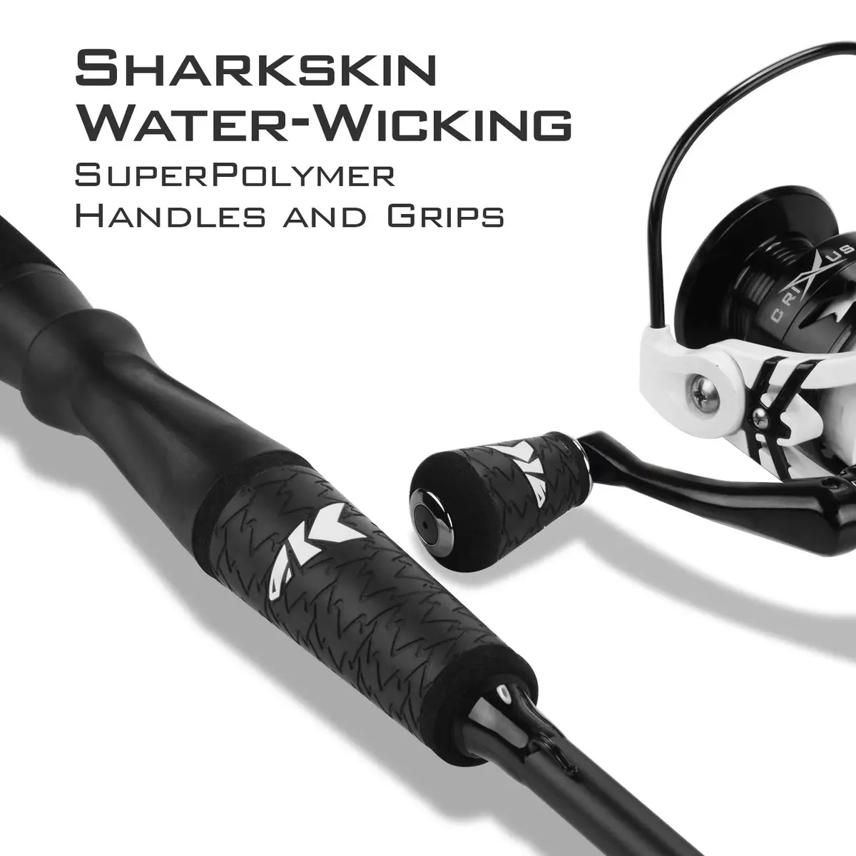 KastKing Crixus Spinning Combo 7'0" MH Rod 3000 Reel 2-Piece | IM6 Graphite Blank, Zirconium Oxide Guides, Superpolymer Handle - view 6