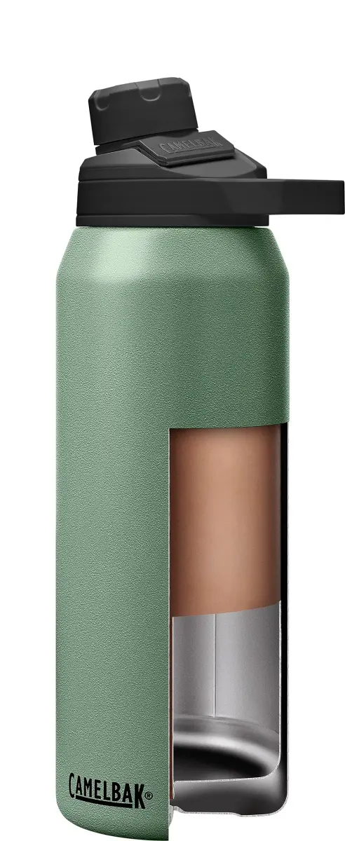 CamelBak Chute Mag 32oz (950ml) Vacuum Insulated Stainless Steel Water Bottle Moss | Magnetic Cap, Keeps Cold Hours - view 4