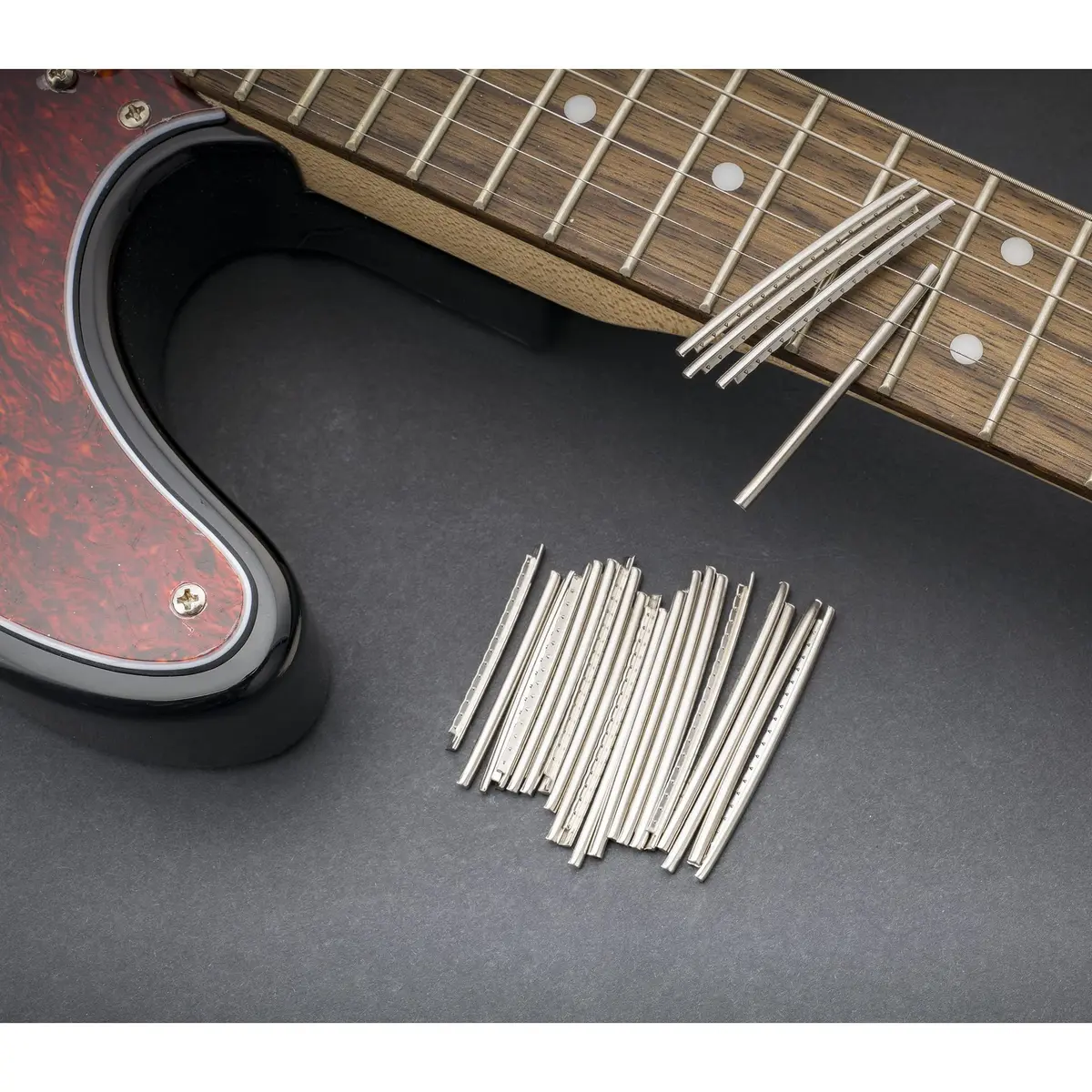 Musiclily Pro 2.9mm Stainless Steel Jumbo Gauge 24-Pieces Fret Wire Set | Durable, Pre-radiused for Bass & Guitar - view 7