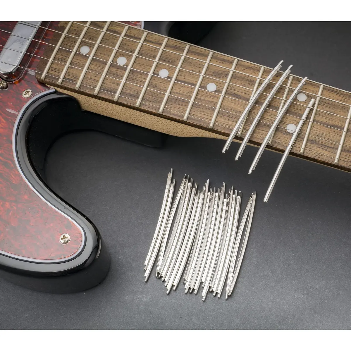 Musiclily Pro 2.7mm Stainless Steel Jumbo Fret Wire Set (24 Pieces) | For Gibson/Epiphone Les Paul Style Guitars - view 7