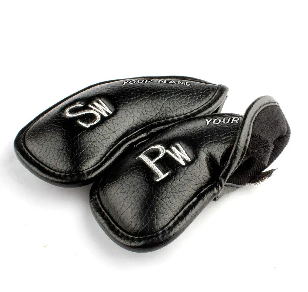 CRAFTSMAN GOLF Custom 12pcs Thick Synthetic Leather Golf Iron Head Covers Set | Personalized, Water-Resistant, Machine Washable - view 3
