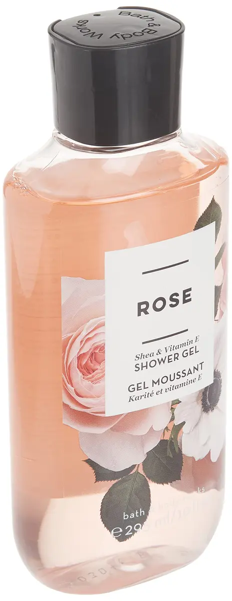 Bath & Body Works Rose Shea & Vitamin E Shower Gel 10 Oz | Fragrant, Nourishing, Unisex - view 3