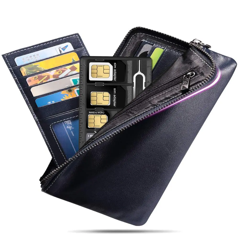 CKANDAY Black 1 Pack SIM Card Holder with Tray Eject Pin | Compact Travel-Friendly Card Storage - view 8