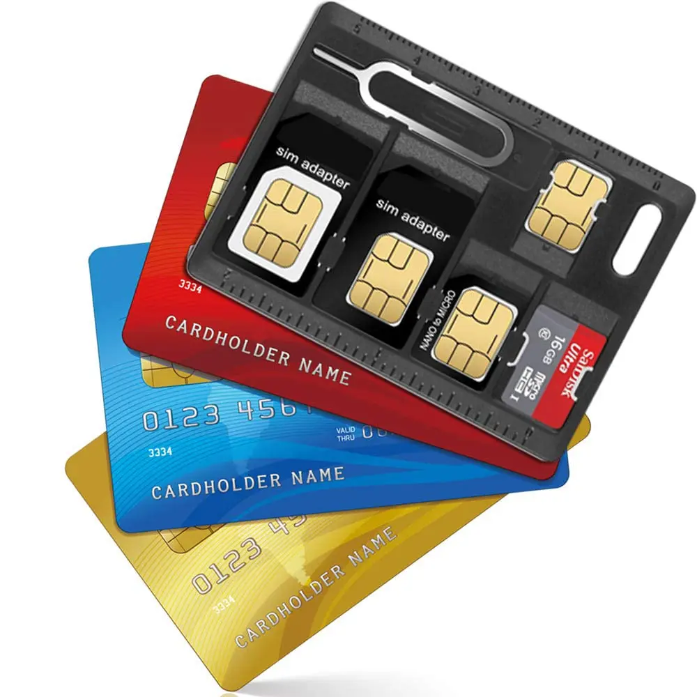 CKANDAY Black 1 Pack SIM Card Holder with Tray Eject Pin | Compact Travel-Friendly Card Storage - view 3
