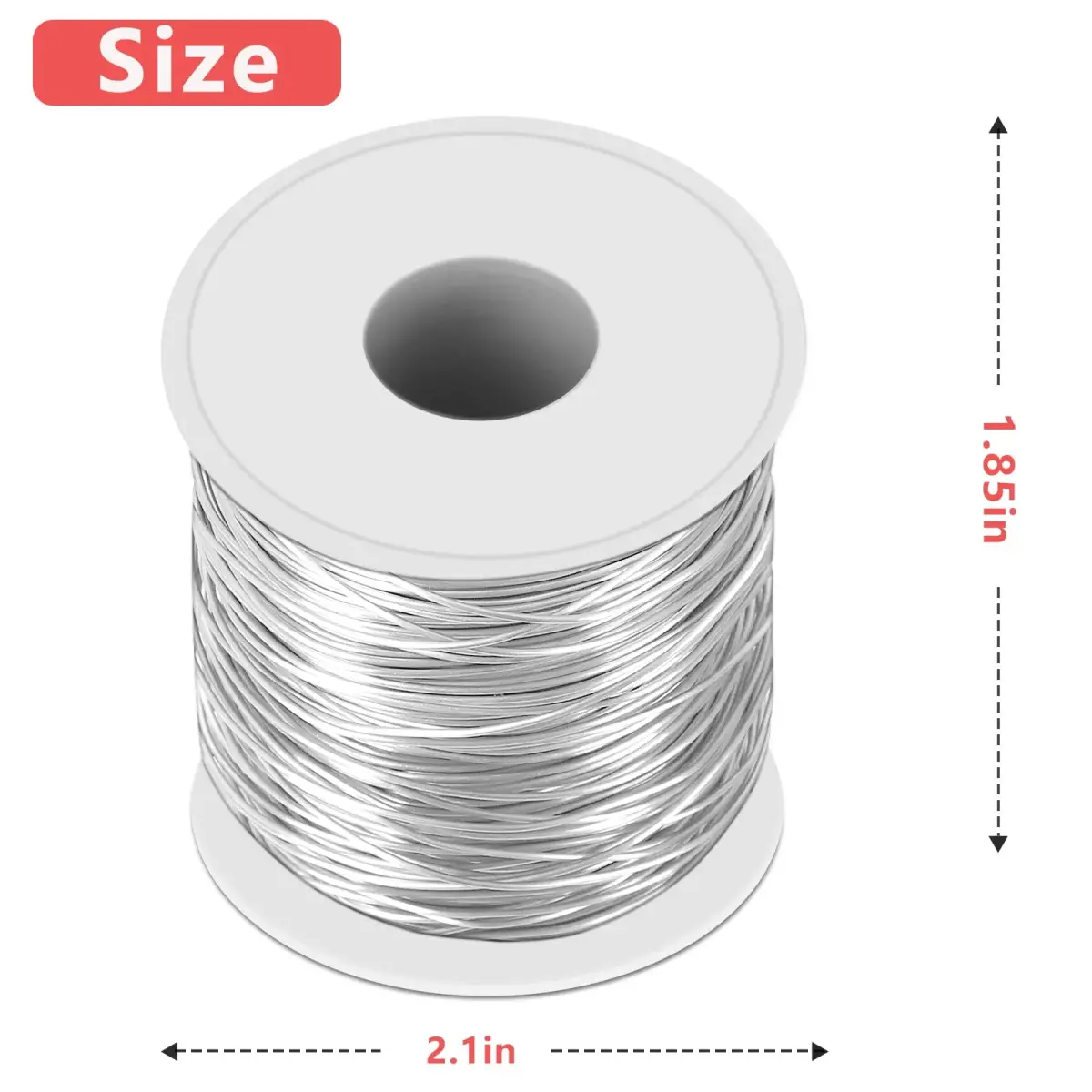 Yountiger 304 Stainless Steel Wire 0.8mm (20 Gauge) | 328 Ft Coil | Rustproof & Shapeable for Jewelry Making - view 4