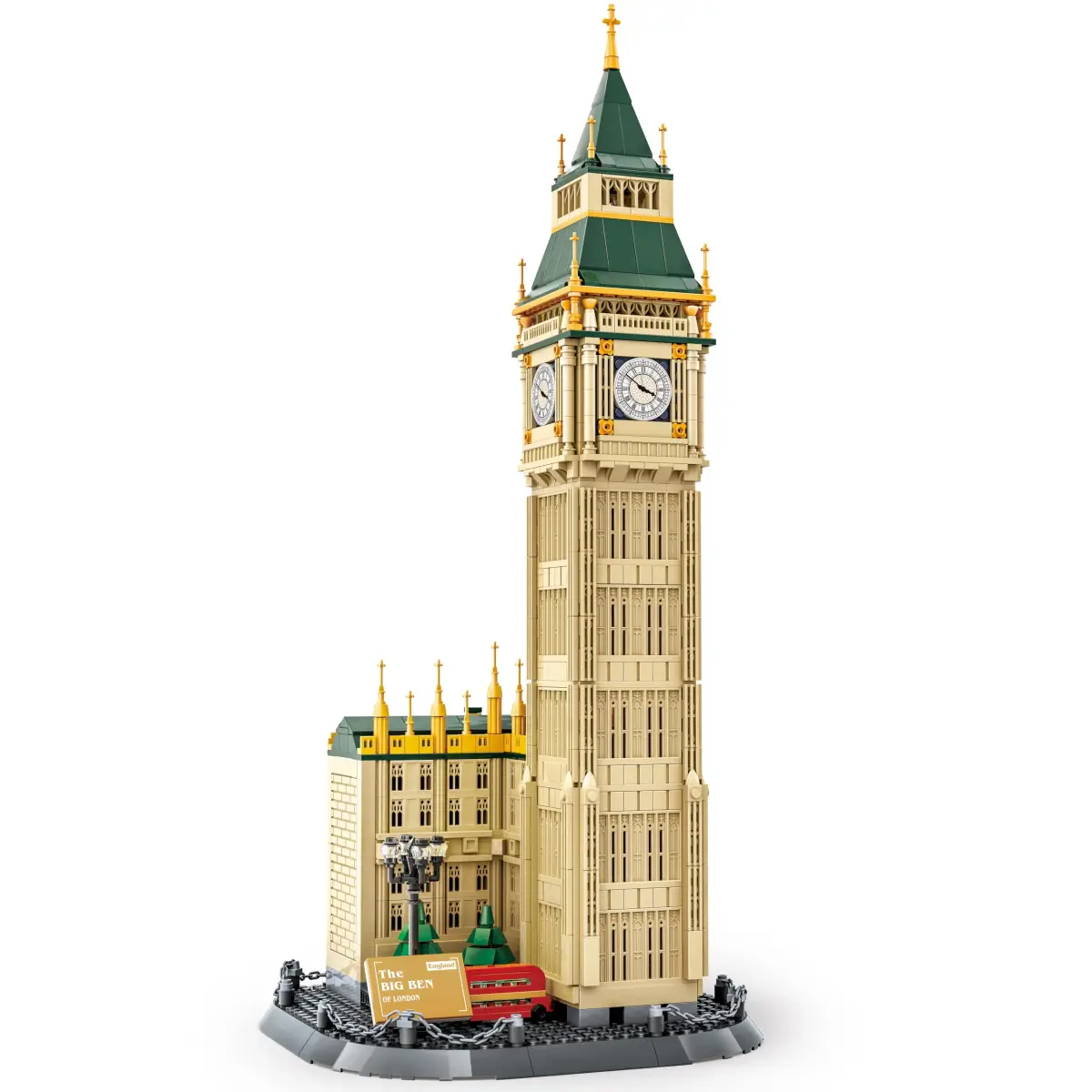 Apostrophe Games Big Ben Building Block Set 1095 Pieces | Educational Architecture Model - view 5