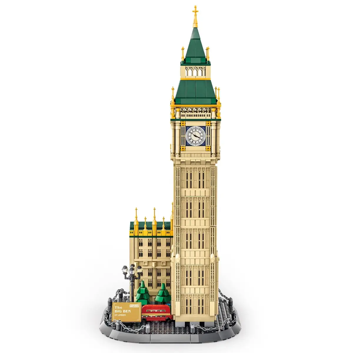 Apostrophe Games Big Ben Building Block Set 1095 Pieces | Educational Architecture Model - view 2