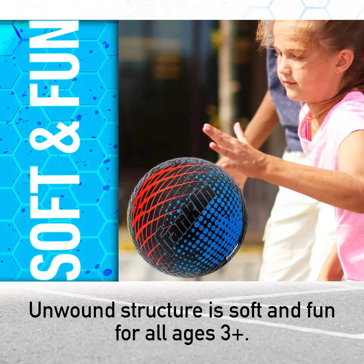 Franklin Sports MYSTIC Playground Kickball - 8.5" (21.59 cm) | Textured Grip & Soft Touch for Kids Ages 3+ - view 3