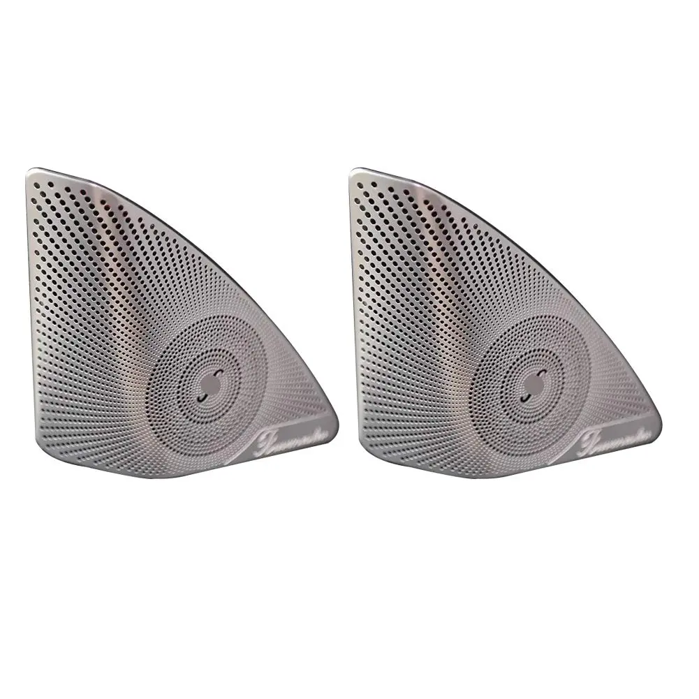 Cicony Car Door Speaker Cover Trim for Mercedes Benz W205 2015-2017 | Stainless Steel Matte Finish - main product image